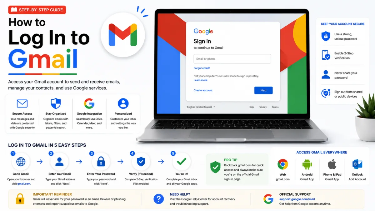 How to Log In to Gmail