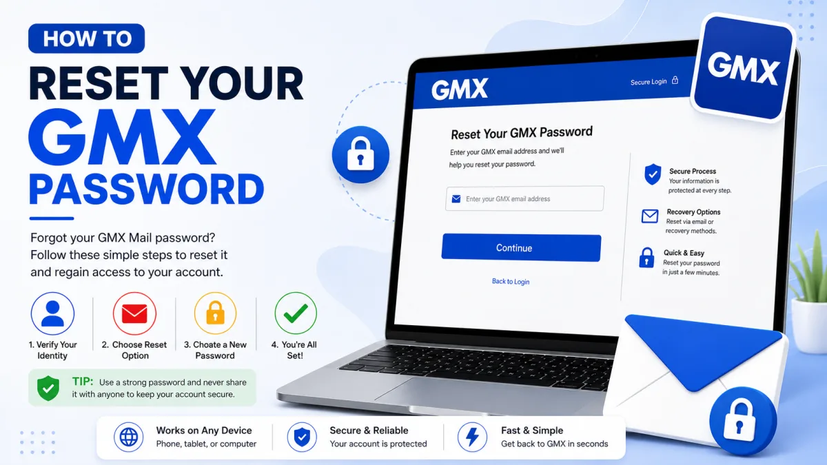 How to Reset Your GMX Password