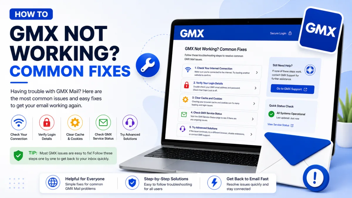GMX Not Working? Common Fixes