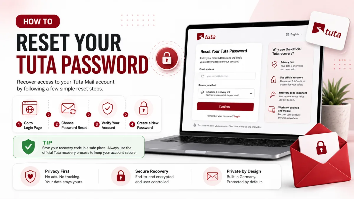 How to Reset Your Tuta Password